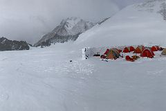 10A It Turned Cloudy With Knutsen Peak And Mount Shinn At The End Of Day 4 With The Tents Of Mount Vinson Low Camp.jpg